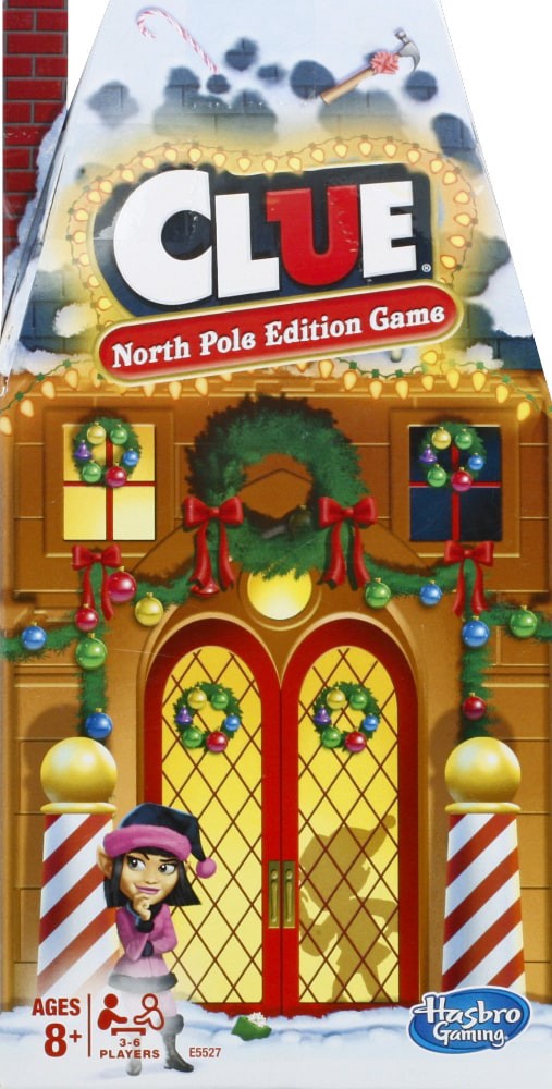 slide 1 of 6, Hasbro North Pole Edition Clue Game, 1 ct