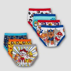 Toddler Boys' 7pk PAW Patrol Classic Briefs - 4T: Nickelodeon Cotton Underwear Set