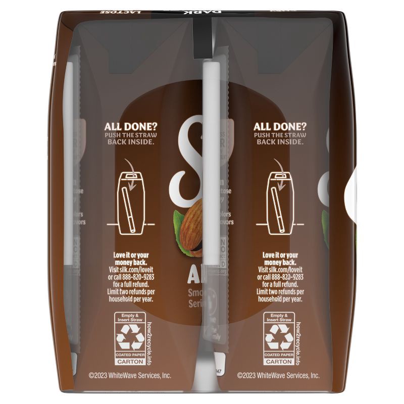 slide 12 of 12, Silk Shelf Stable Dark Chocolate Almond Milk - 6ct/8 fl oz Boxes, 6 ct; 8 fl oz