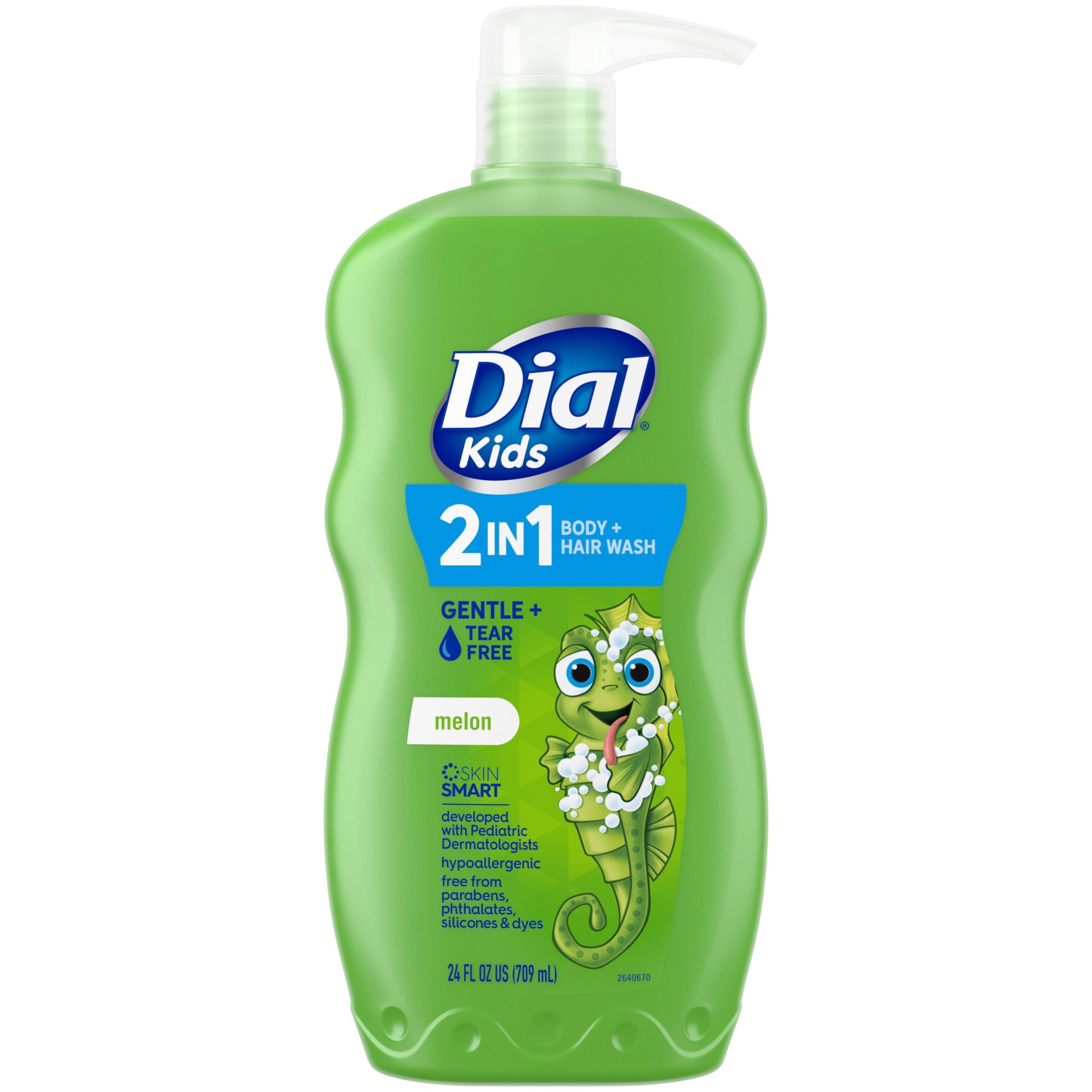 slide 1 of 9, Dial Melon 2-in-1 Body and Hair Wash for Kids - 24 fl oz, 24 fl oz