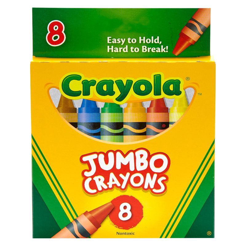 slide 1 of 4, Crayola 8ct Jumbo Crayons, 8 ct