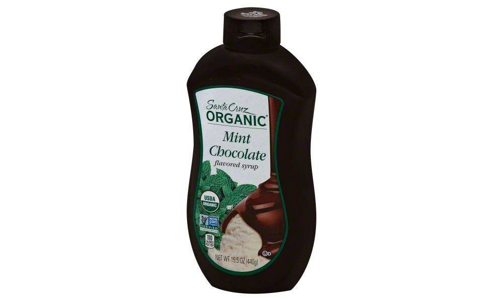 slide 5 of 5, Santa Cruz Organic Mint Chocolate Syrup, 15.5 oz