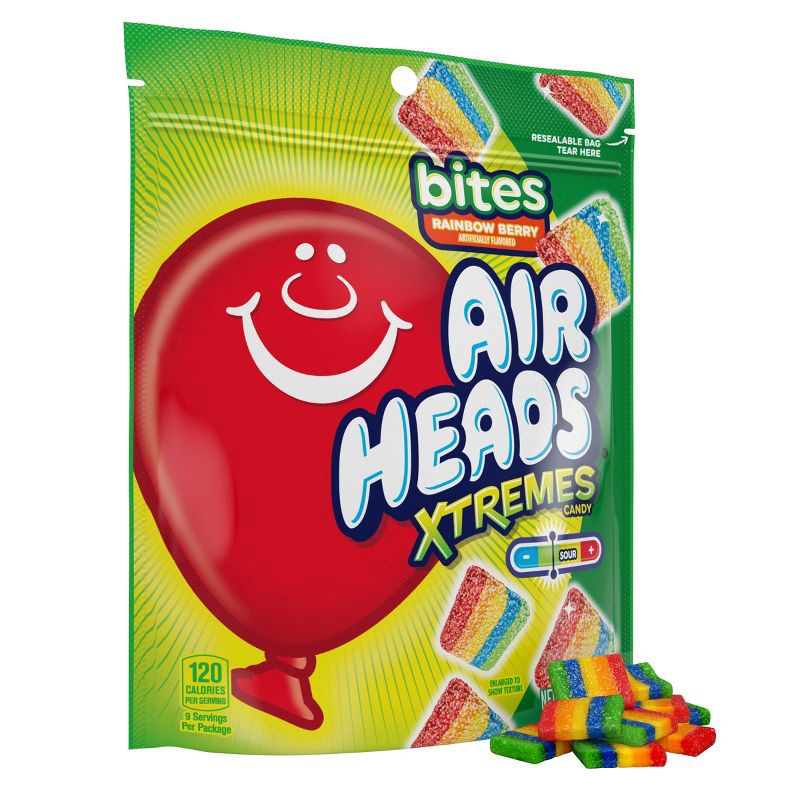 slide 1 of 10, Airheads Xtreme Rainbow Berry Bites Chewy Candy - 9oz, 9 oz