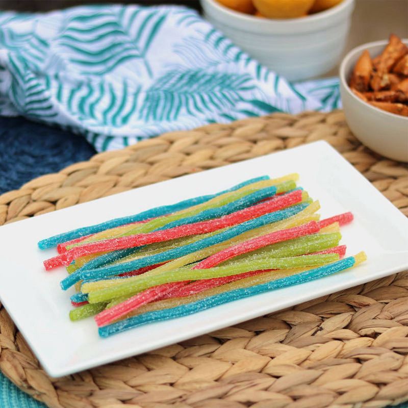 slide 5 of 6, Sour Punch Rainbow Straws Candy - 3.2oz, 3.2 oz