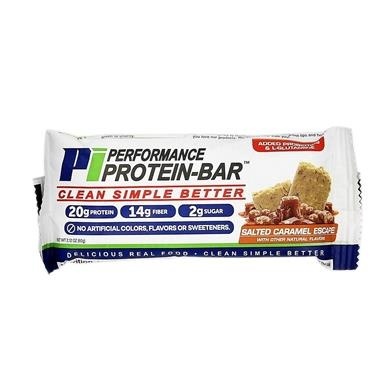 slide 1 of 1, Performance Inspired Nutrition Performance Inspired Protein Bar Salted Caramel Escape, 2.12 oz