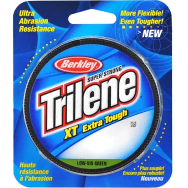 slide 1 of 1, Berkley Trilene Xt Monofilament, Low Vis Green, 12 lb