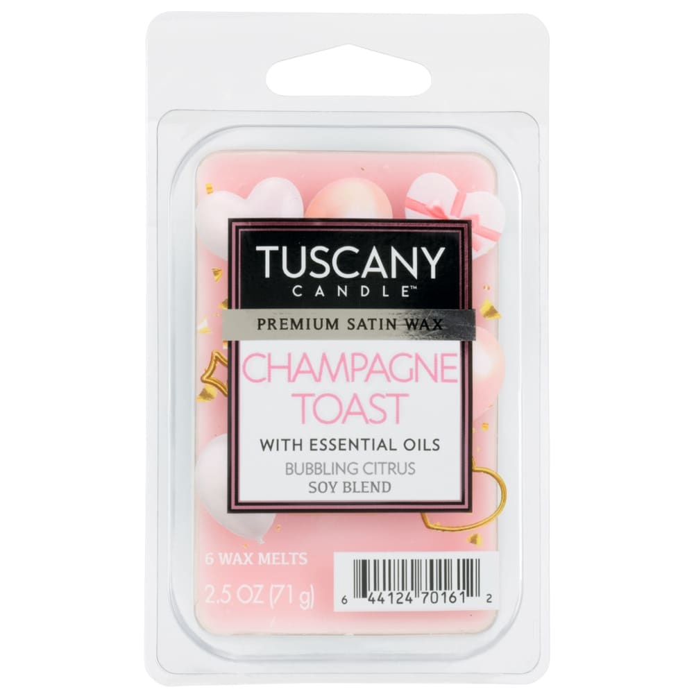 slide 1 of 1, Tuscany Candle Champagne Toast Soy Blend Wax Melts, 6 ct