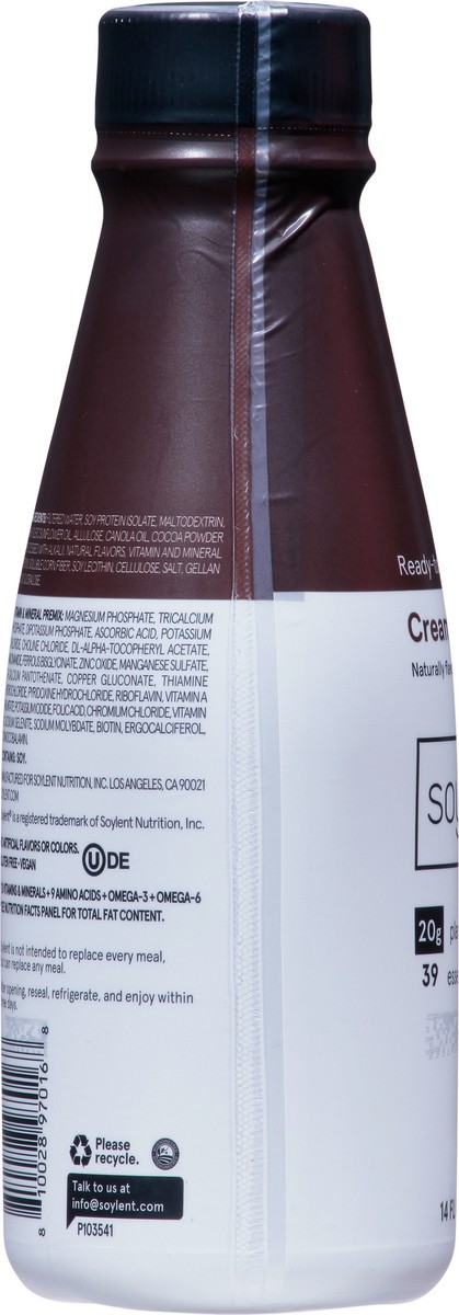slide 6 of 11, Soylent Ready To Drink Meal Creamy Choclate, 14 oz