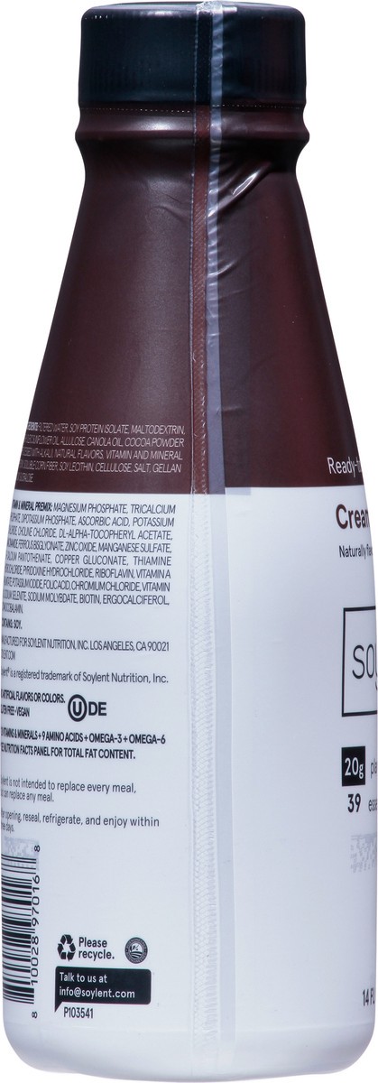 slide 9 of 11, Soylent Ready To Drink Meal Creamy Choclate, 14 oz