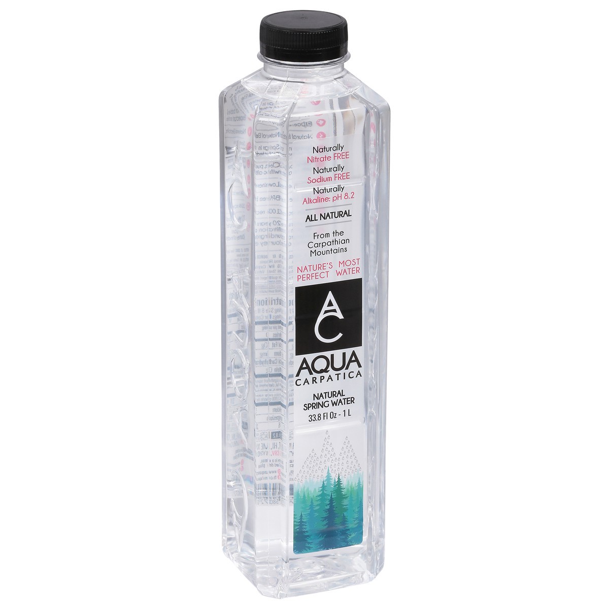 slide 2 of 9, Aqua Carpatica Natural Spring Water, 33.81 fl oz