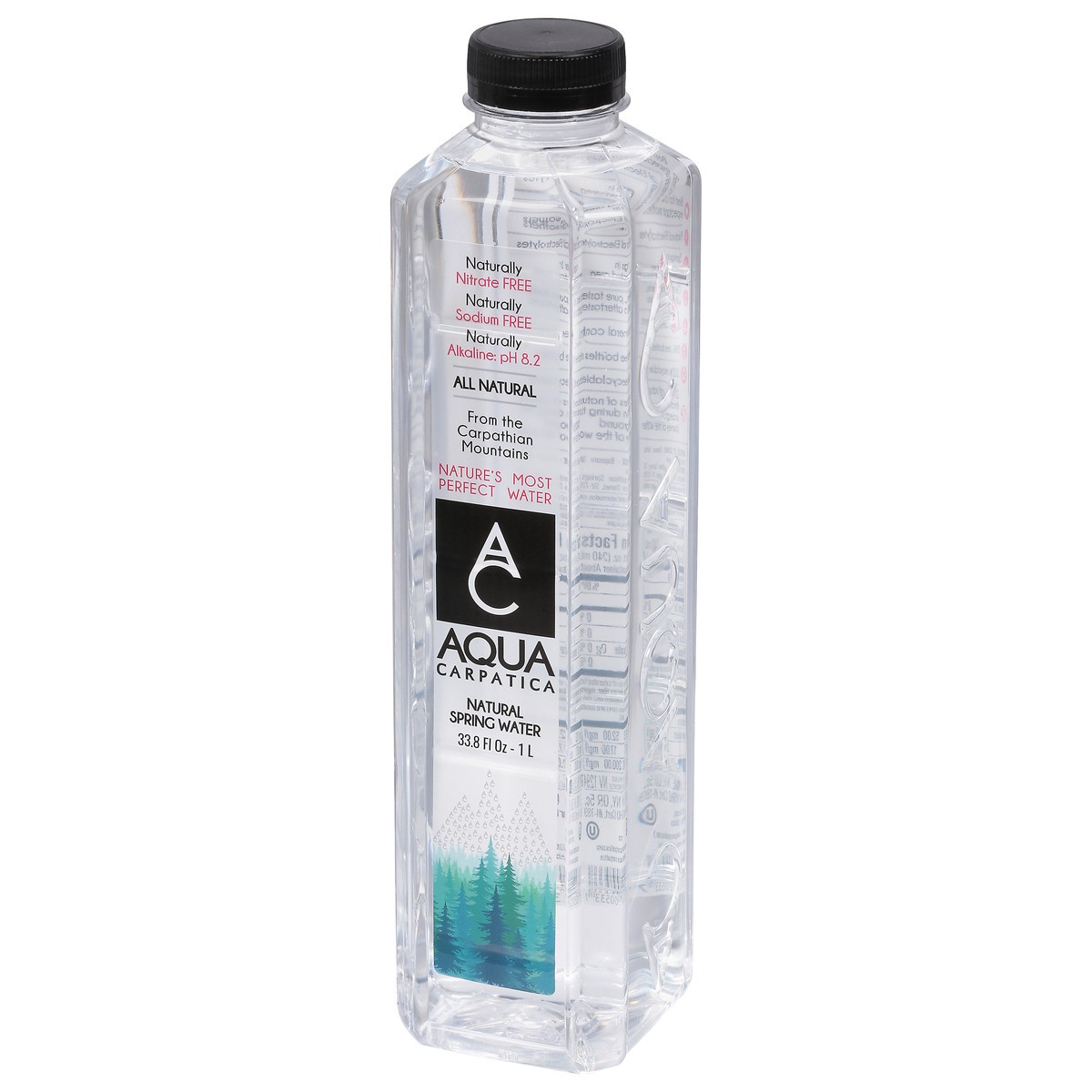 slide 3 of 9, Aqua Carpatica Natural Spring Water, 33.81 fl oz