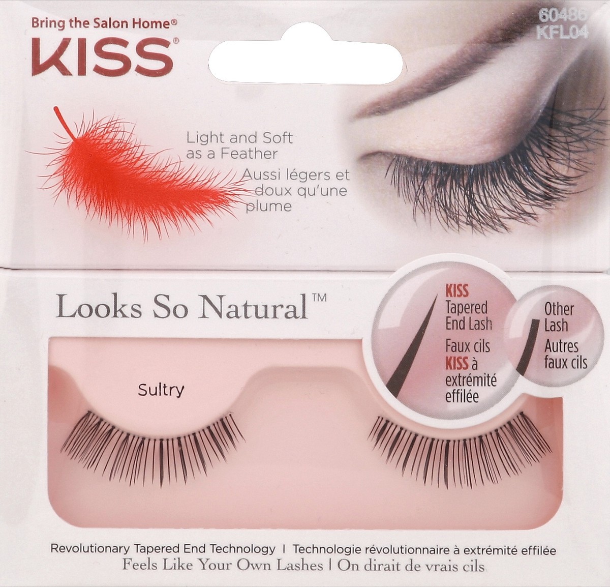 slide 4 of 4, Kiss Looks So Natural Lashes, Sultry, 1 ct