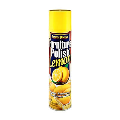 slide 1 of 1, Power House Lemon Furniture Polish, 12.5 oz