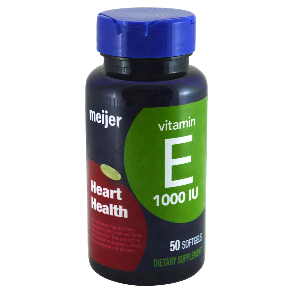 slide 1 of 1, MEIJER WELLNESS Meijer Vitamin E 1000IU Softgels, 50 ct