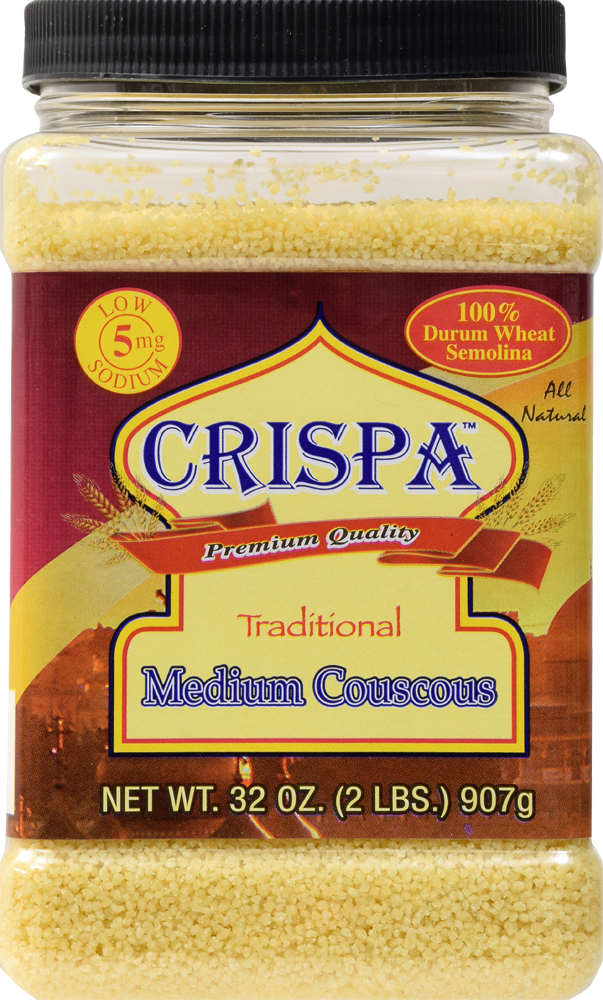 slide 2 of 2, Crispa Traditional Medium Couscous, 32 oz