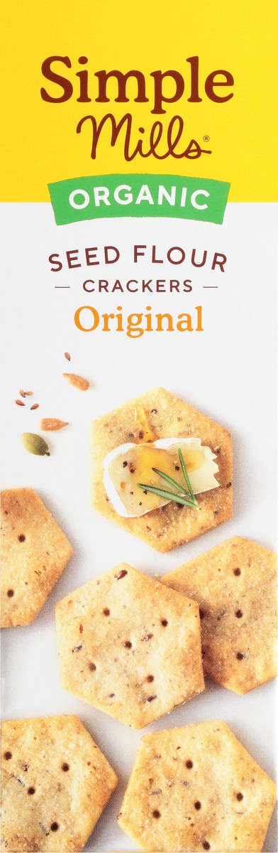 slide 3 of 11, Simple Mills Organic Seed Flour Original Crackers 4.25 oz, 1 ct