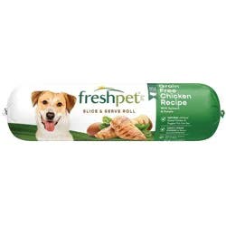 Freshpet Select Roll Grain Free Chicken Recipe Refrigerated Wet Dog Food - 1.5lbs