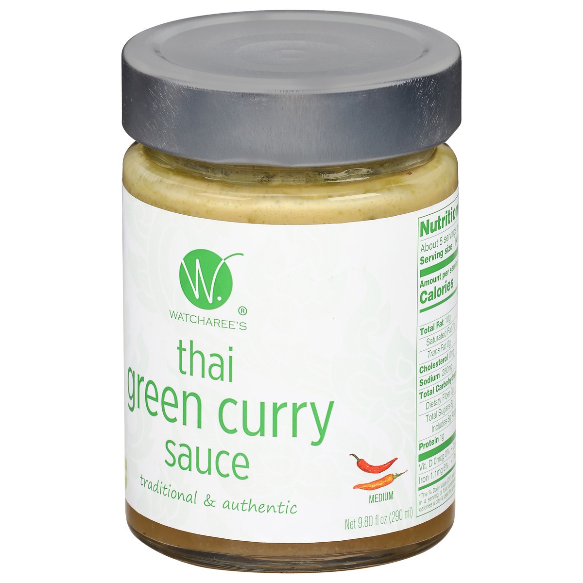 slide 8 of 12, Watcharee's Thai Green Curry Sauce, 9.8 fl oz