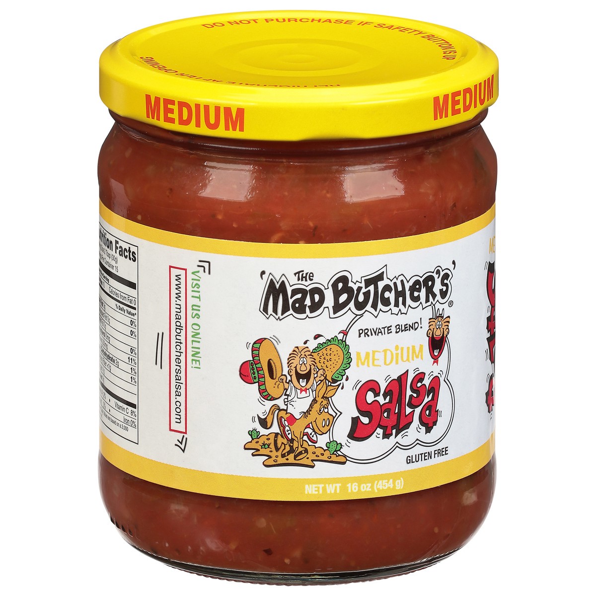 slide 2 of 9, The Mad Butcher's Medium Salsa 16 oz, 16 oz