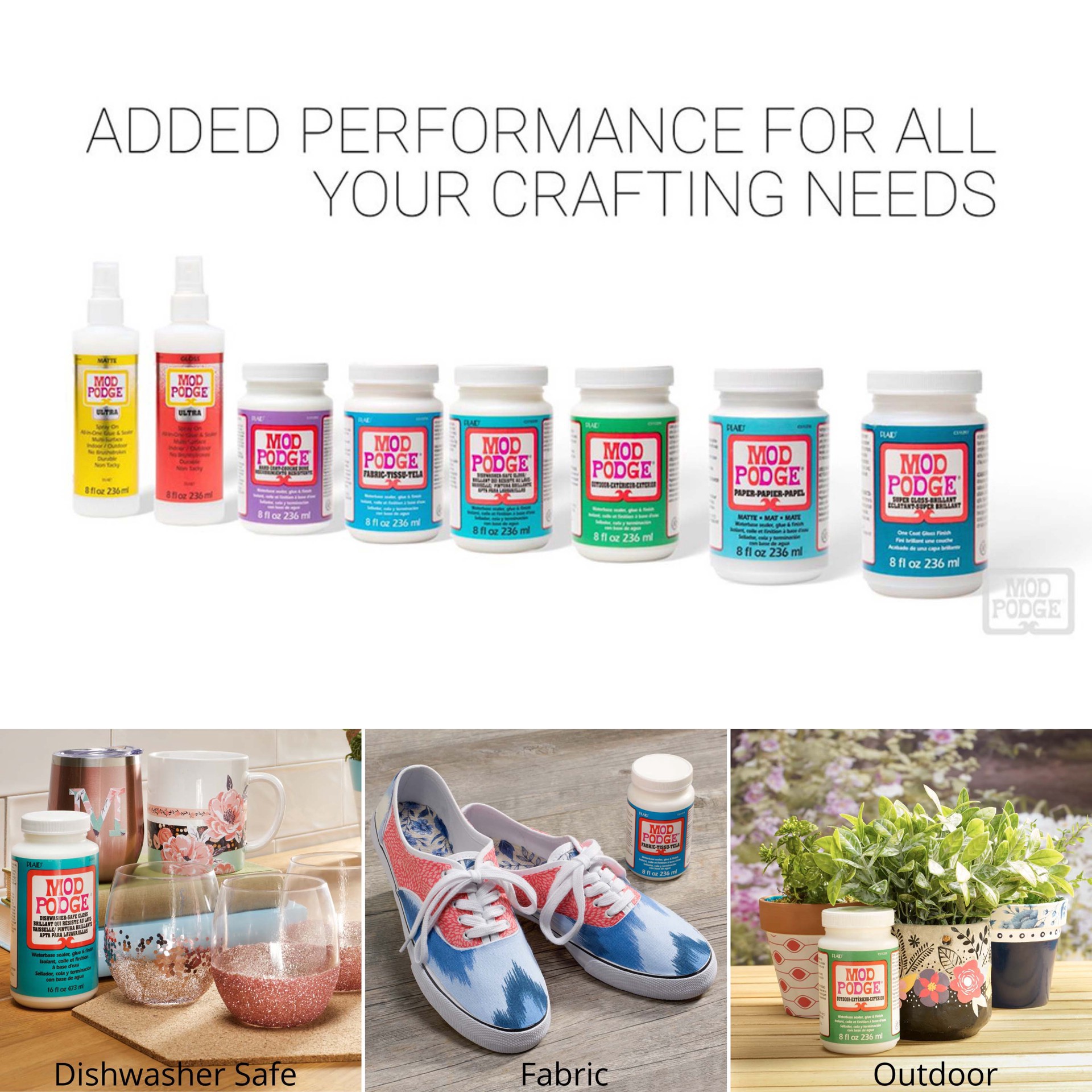 slide 3 of 10, Mod Podge Outdoor, 16 fl oz