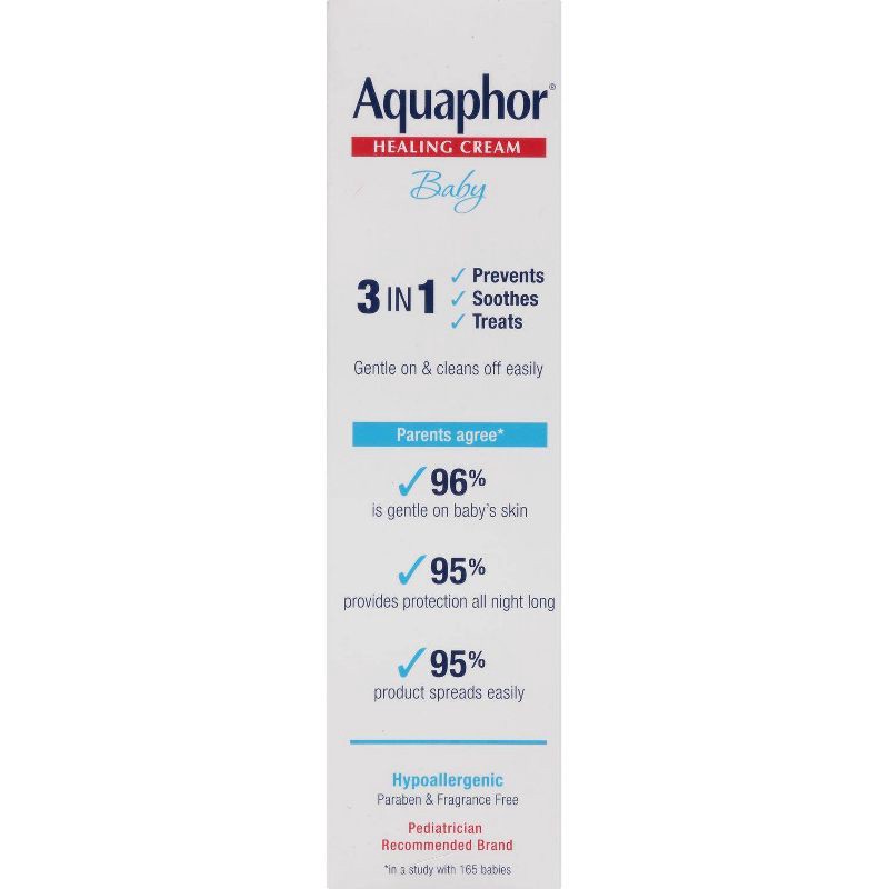 slide 6 of 6, Aquaphor Baby 3-in-1 Diaper Rash Relief Cream - 3.5oz, 3.5 oz