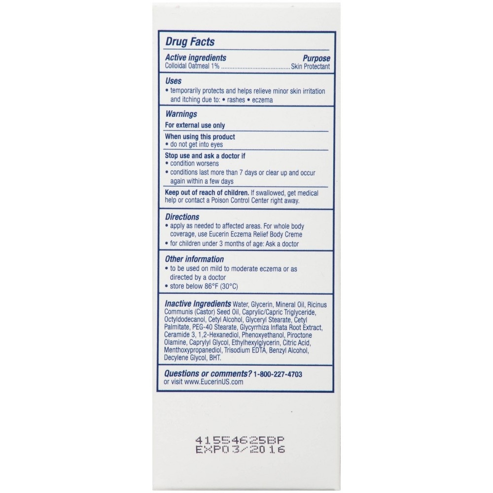 slide 3 of 3, Eucerin Baby Eczema Relief Instant Therapy Cream, 2 oz