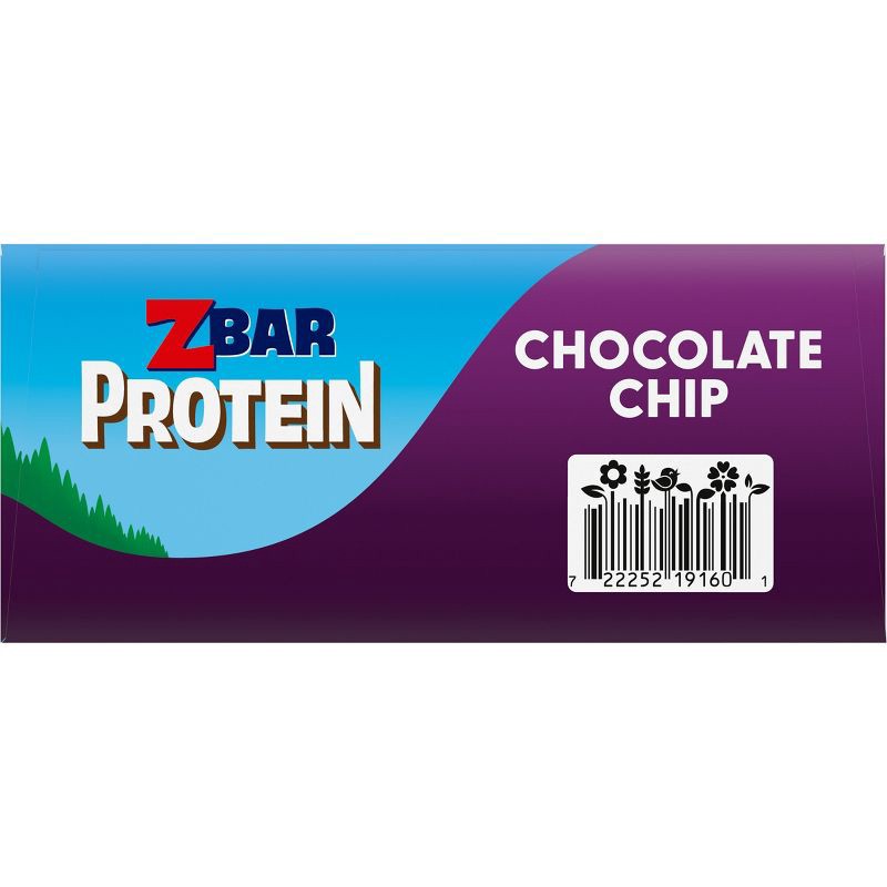 slide 12 of 15, Zbar Protein Chocolate Chip Granola Bars - 5g Protein - 12.7oz/10pk, 5 gram, 12.7 oz, 10 ct