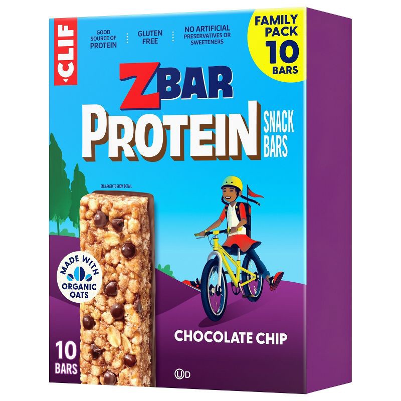 slide 1 of 15, Zbar Protein Chocolate Chip Granola Bars - 5g Protein - 12.7oz/10pk, 5 gram, 12.7 oz, 10 ct