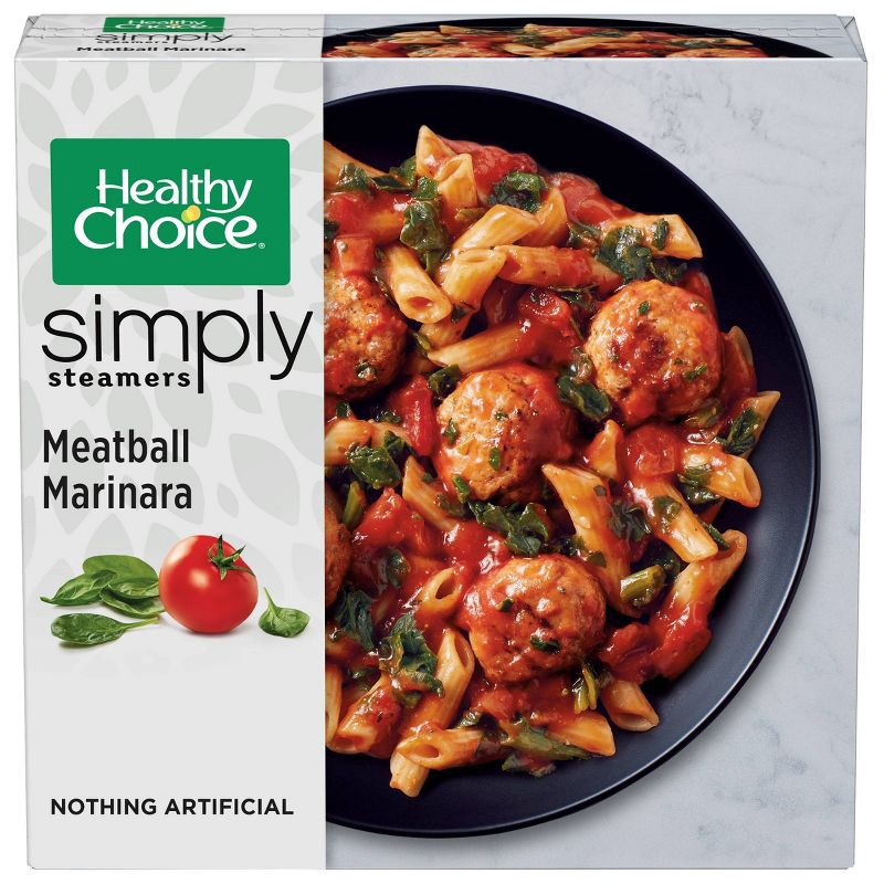 slide 1 of 4, Healthy Choice Simply Steamers Frozen Meatball Marinara - 10oz, 10 oz