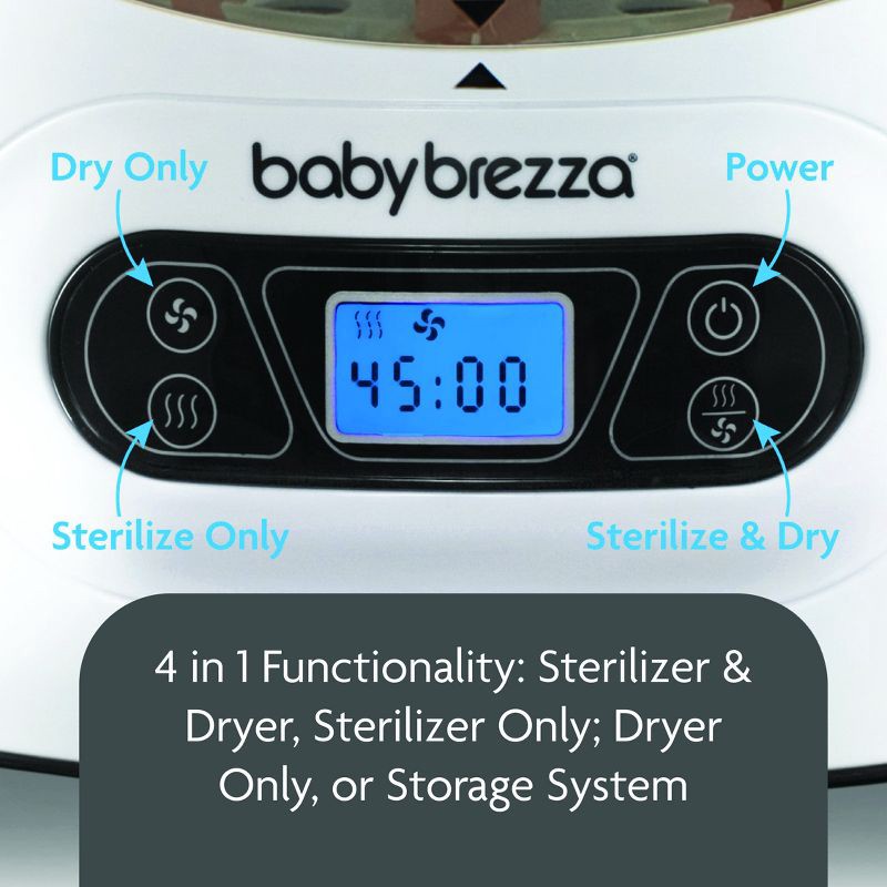 slide 5 of 7, Baby Brezza One Step Bottle and Pump Parts Sterilizer Dryer, 1 ct