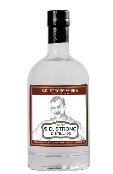 slide 1 of 1, S.D Strong Vodka, 750 ml