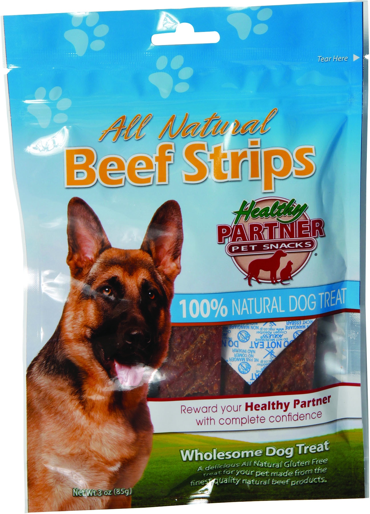 slide 1 of 1, HP Beef Strips Pet, 3 oz