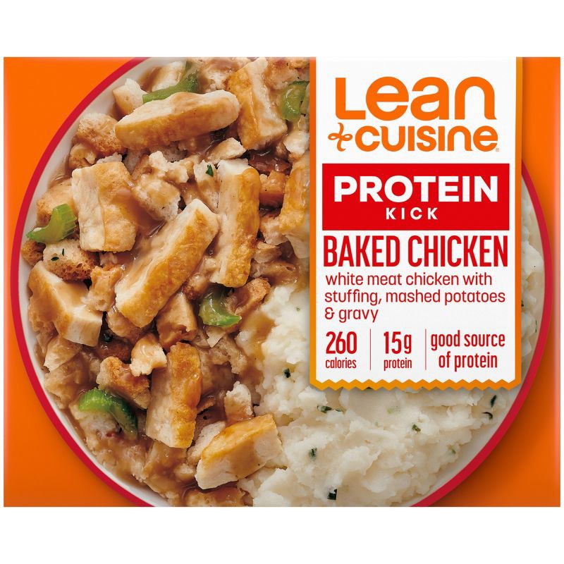 slide 1 of 11, Lean Cuisine Protein Kick Baked Chicken Frozen Meal - 8.625oz, 8.625 oz