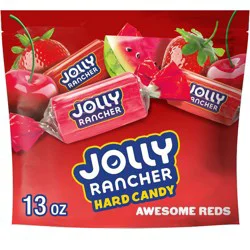 Jolly Rancher Awesome Reds Assorted Fruit Flavored Hard Candy - 13oz