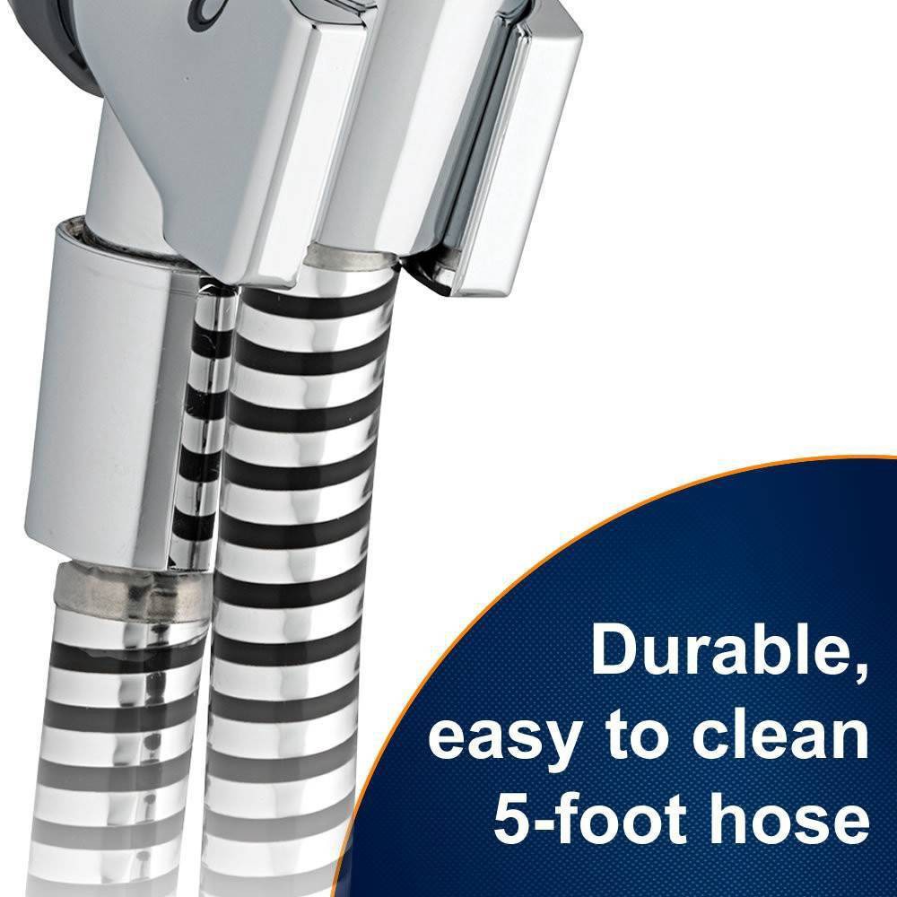 slide 7 of 8, PowerSpray 6 Hand Held Shower Head 6-Mode Chrome - Waterpik, 1 ct