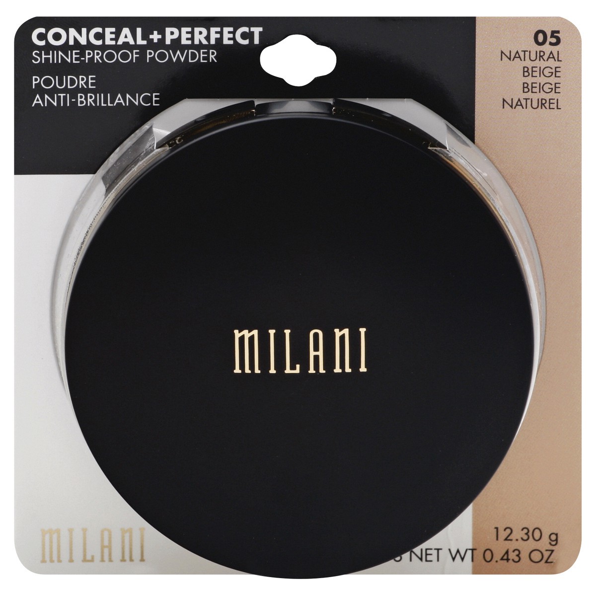 slide 12 of 12, Milani Conceal + Perfect Natural 05 Shine-Proof Powder Shine-Proof Powder 0.43 oz, 0.43 oz