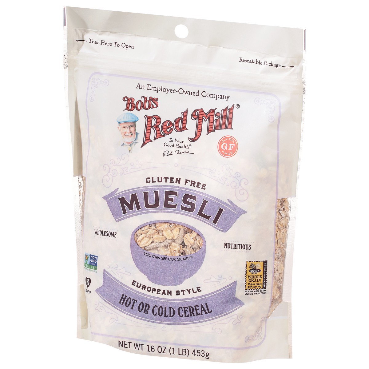 slide 6 of 9, Bob's Red Mill Gluten Free Muesli Hot Or Cold Cereal European Style, 16 oz