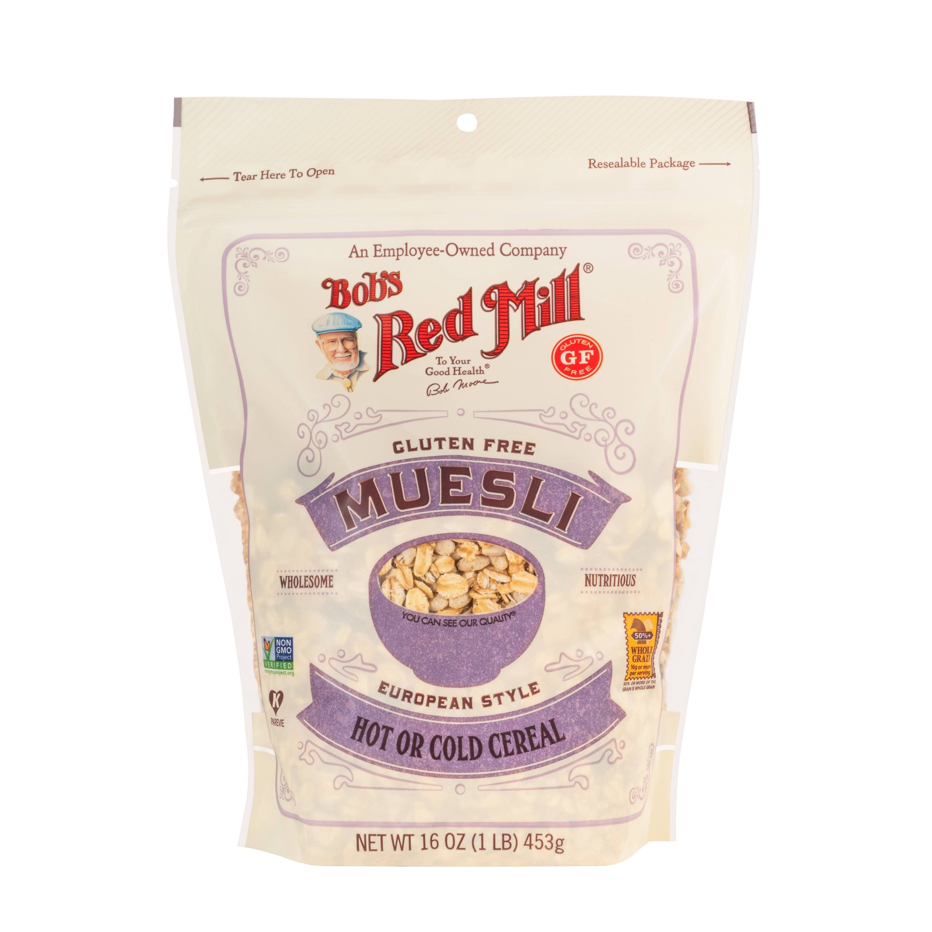 slide 1 of 4, Bob's Red Mill Gluten Free Muesli -16oz, 16 oz