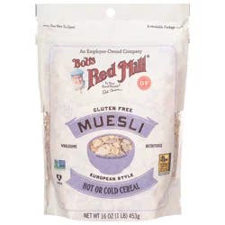 Bob's Red Mill Gluten Free Muesli Hot Or Cold Cereal European Style