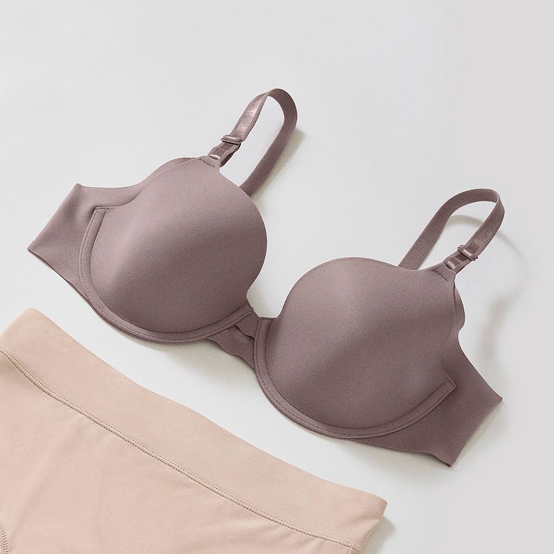 slide 4 of 6, Simply Perfect by Warner's Women's Underarm Smoothing Underwire Bra TA4356 - 34B White, 1 ct