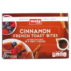 Weis Quality Cinnamon French Toast Bites