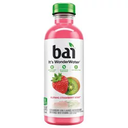 Bai Flavored Water, Kupang Strawberry Kiwi, Antioxidant Infused Beverage, 18 Fluid Ounce Bottle
