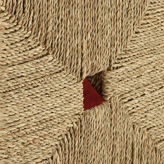 slide 3 of 3, Honey-Can-Do Medium Folding Seagrass Basket - Natural, 1 ct