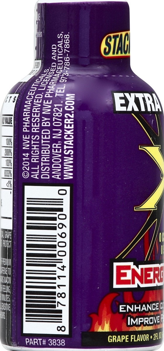 slide 3 of 4, Stacker 2 Stackers Xtra Strength Energy Shot, 2 oz