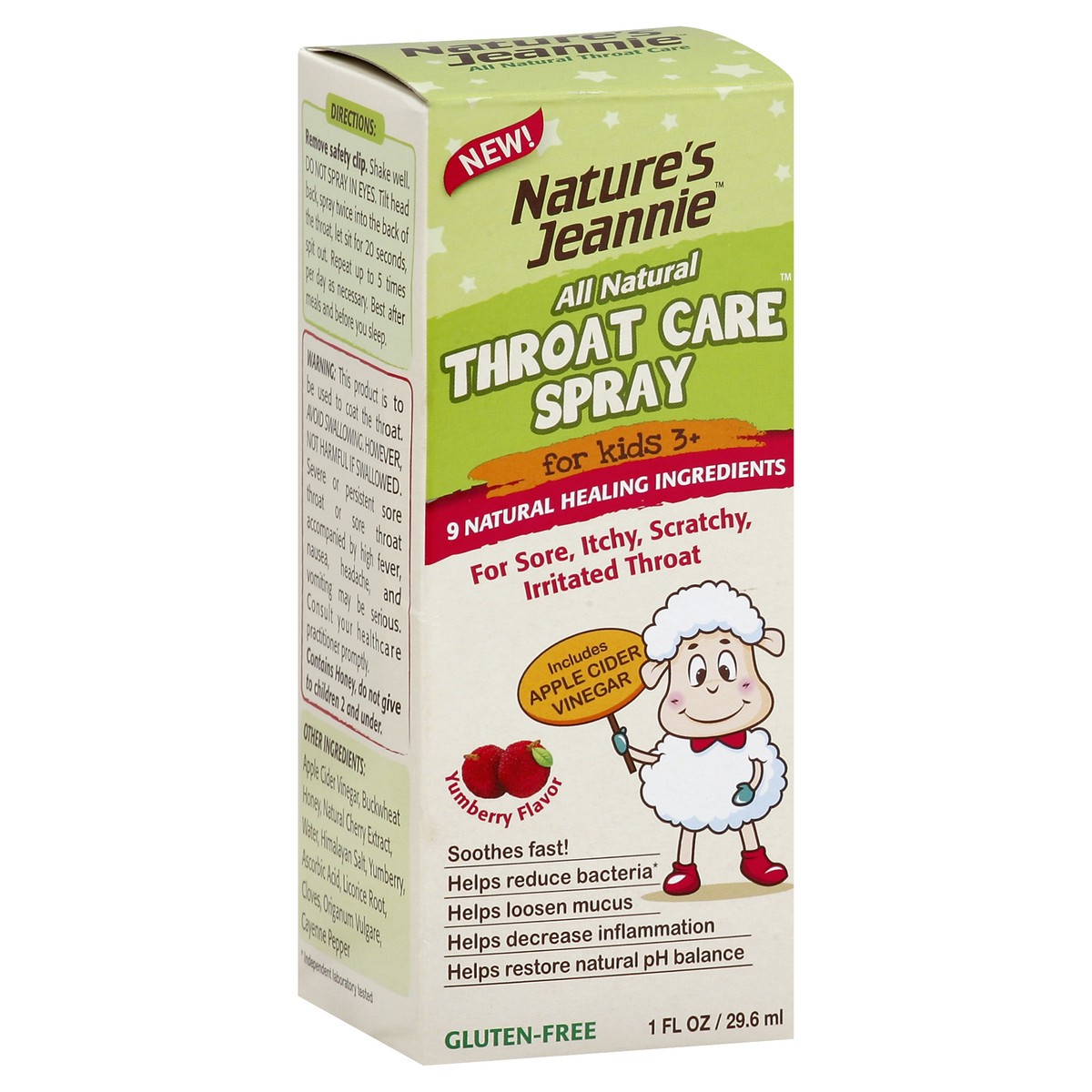 slide 7 of 8, Natures Jeannie Throat Care 1 oz, 1 fl oz