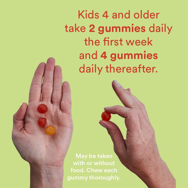 slide 8 of 10, SmartyPants Kids Multi + Fiber & Omega 3 Fish Oil Gummy Vitamins with D3, C & B12 - 90 ct, 12 x 90 ct