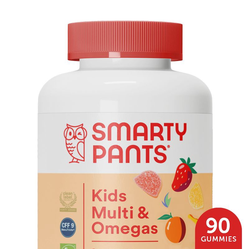 slide 1 of 13, SmartyPants Kids Multi & Omega 3 Fish Oil Gummy Vitamins with D3, C & B12 - 90 ct, 12 x 90 ct