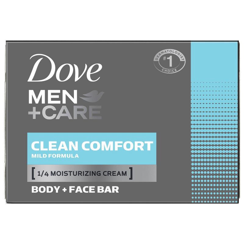 slide 5 of 10, Dove Men+Care Clean Comfort Body & Face Bar Soap - 8pk - 3.75oz each, 8 ct, 3.75 oz