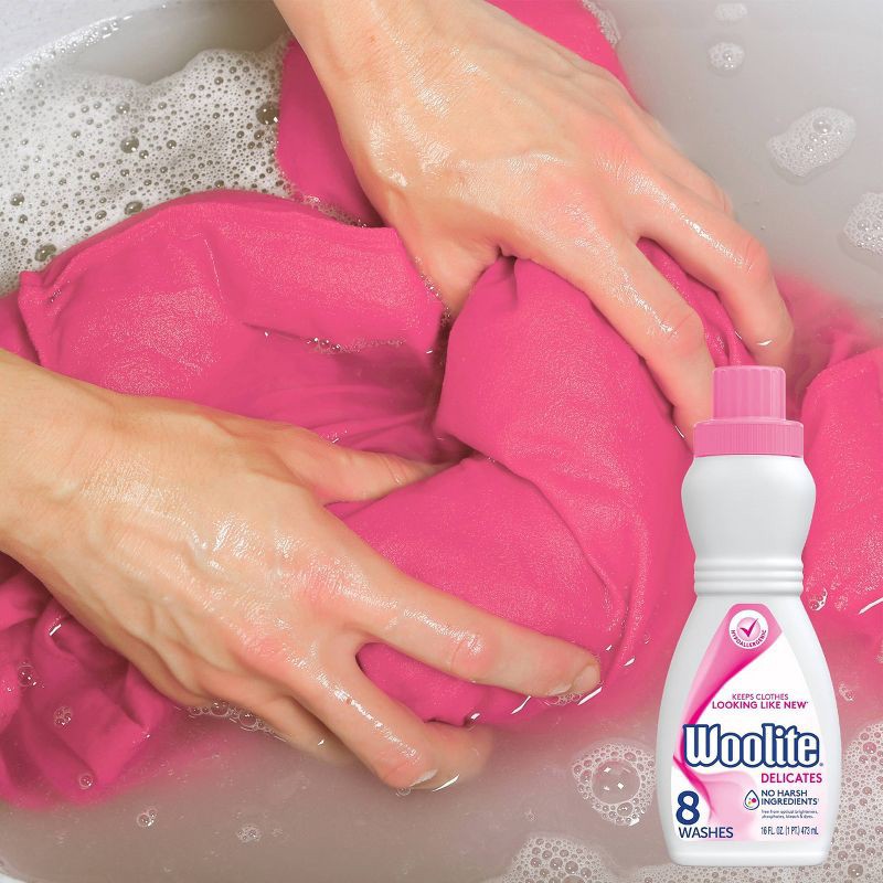 slide 4 of 7, Woolite Delicates Liquid Laundry Detergent 8 Loads - 16 fl oz, 16 fl oz