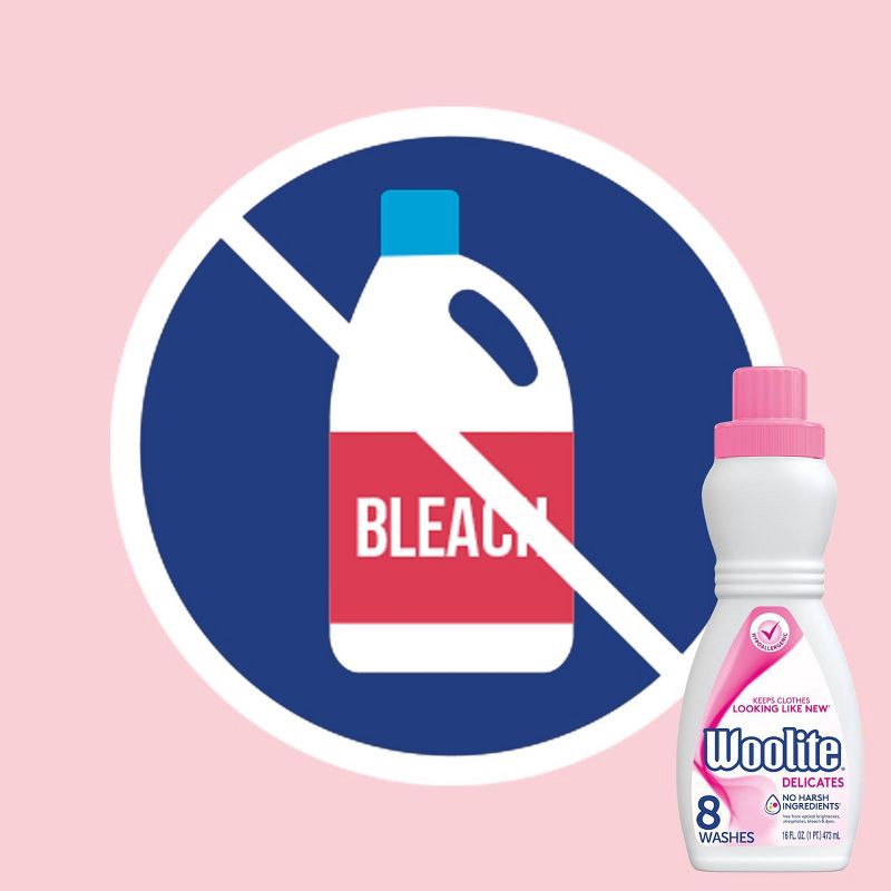 slide 5 of 7, Woolite Delicates Liquid Laundry Detergent 8 Loads - 16 fl oz, 16 fl oz